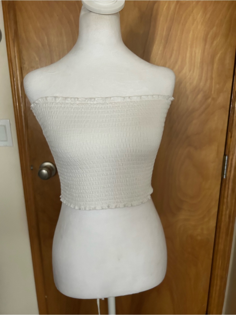 Hollister white Strapless Tube Top